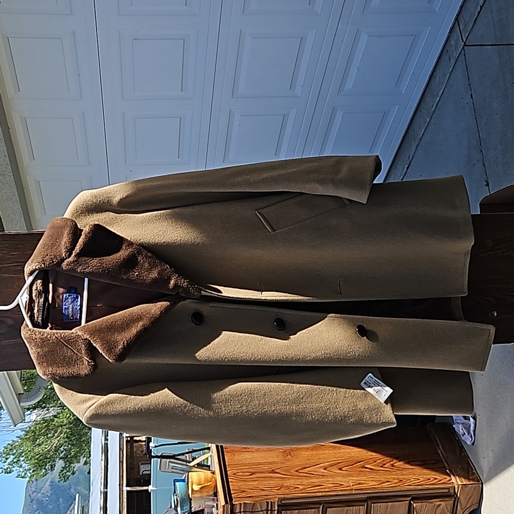 Men's Pendleton Light Brown Wool Jacket Size 38